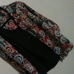 Blouse with camisole attached